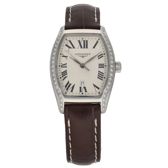 Longines Evidenza L2.155.0 30mm Stainless Steel Watch in Leather from H&T