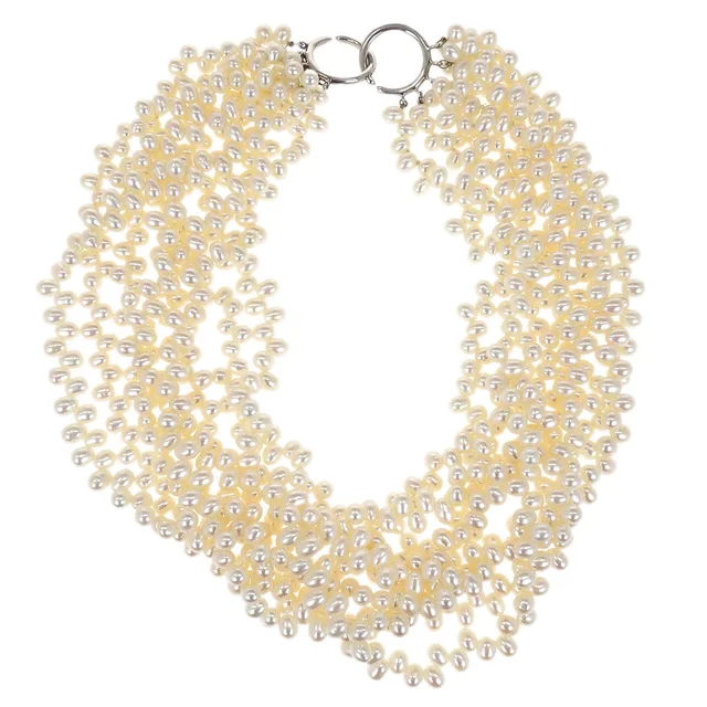 Tiffany & Co. Paloma Picasso Torsade Necklace 925 Freshwater Pearl Jewelry from AMORE Vintage Tokyo