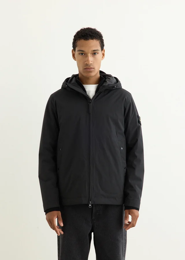 Stone Island Down Short Parka in Black from Incu, photo 1 of 1