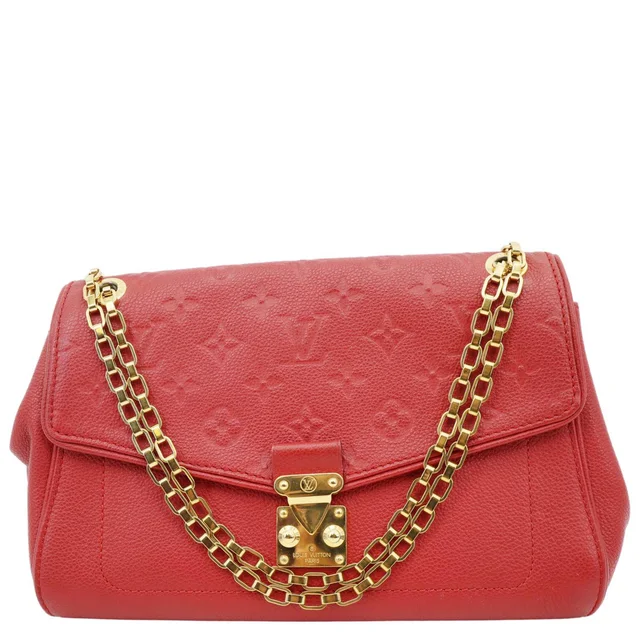 Louis Vuitton Saint Germain PM Monogram Empreinte Leather Shoulder Bag Cerise in Leather from Dallas Designer Handbags