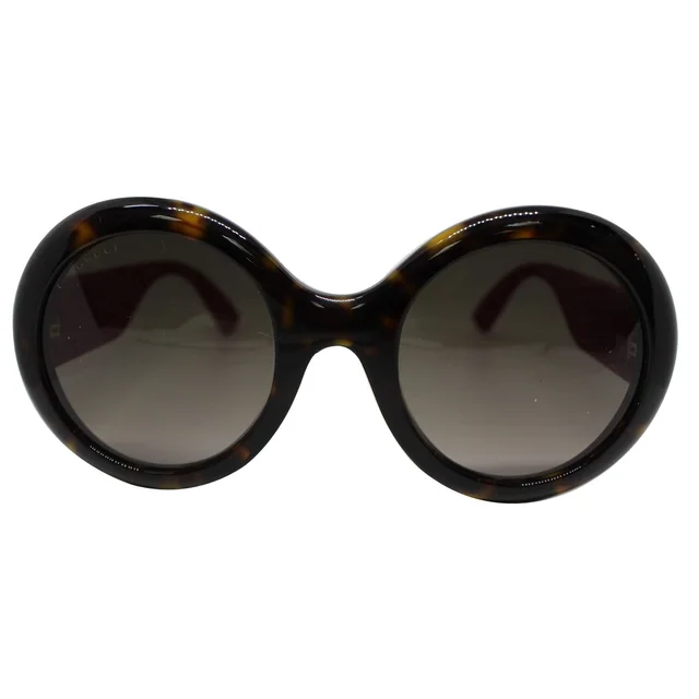 Gucci GG0101S 003 Sunglasses Brown Gradient Lens in Brown from Dallas Designer Handbags