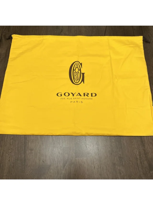 Goyard Dust Bag Drawstring 27”X20.5” in gold from Poshmark, photo 1 of 1