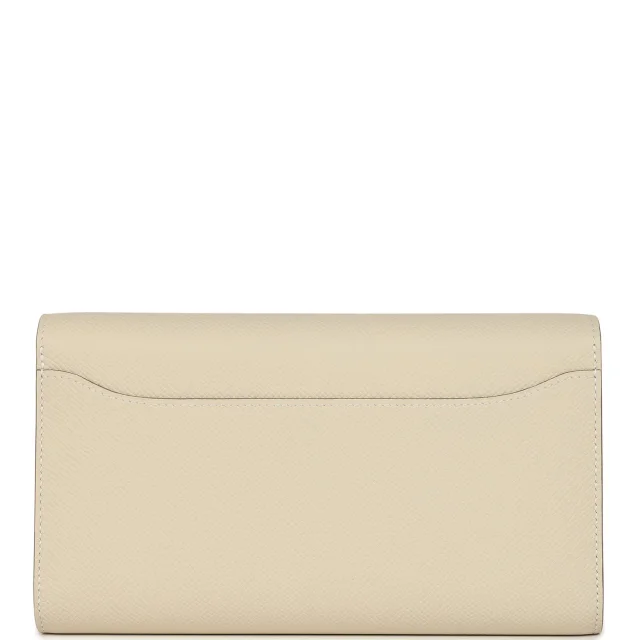 Hermès Constance Wallet To Go Craie Epsom Gold Hardware in White Epsom leather from Madison Avenue Couture, photo 3 of 10