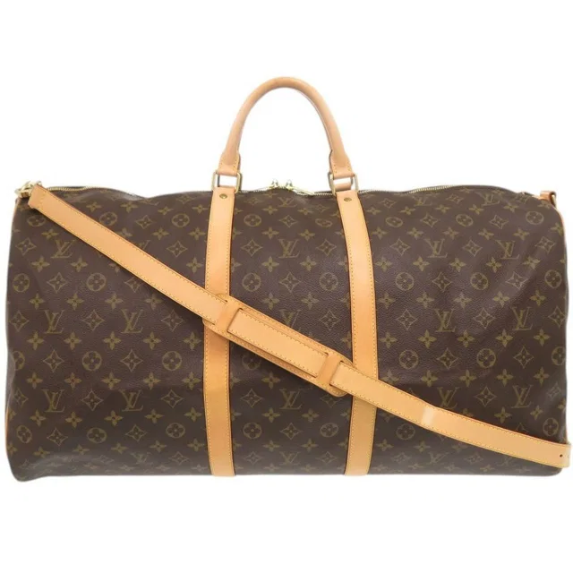 Louis Vuitton Keepall Bandouliere 60 Monogram Boston Bag in Coated canvas from The Reluxe