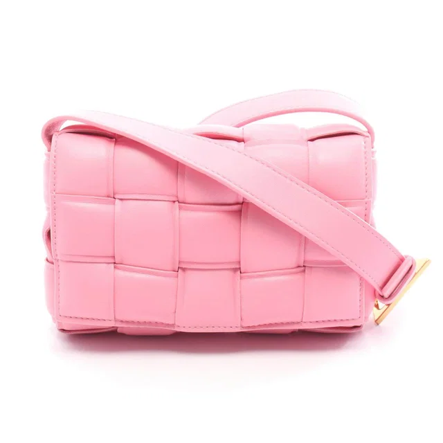Bottega Veneta Padded Cassette Intrecciato Leather Shoulder Bag in Woven leather from LuxUness