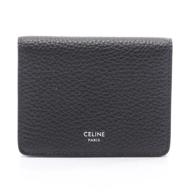 Celine Card Case Bifold 100 Leather in Leather from The Reluxe