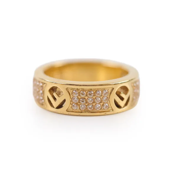 F Is Fendi Ring Gold (costume) in Gold from The Purse Affair