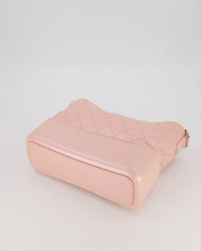 Chanel Large Gabrielle Bag in Light Pink Crumpled Calfskin Leather with Mixed Hardware in Pink Calfskin from Sellier, photo 19 of 19