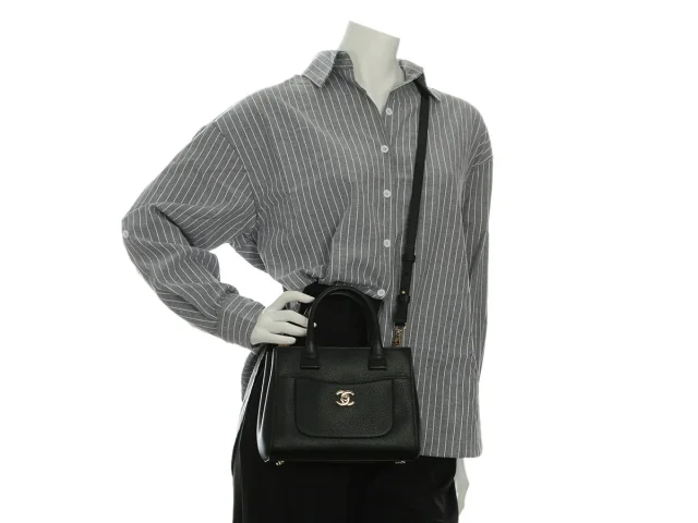 Chanel Small Black Caviar Top Handle Bag in Black Caviar leather from Ann's Fabulous Finds, photo 9 of 9