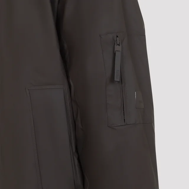 Rains Zip-Up Drawstring Hoodie, photo 3 of 4 from SENSER