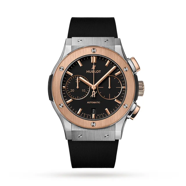 Hublot Chronograph Titanium King Gold 45mm in gold from WatchesOfSwitzerland