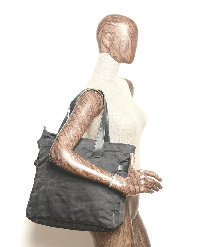 Chanel CC Travel Line Tote Bag in Nylon from A Retro Tale, photo 10 of 10