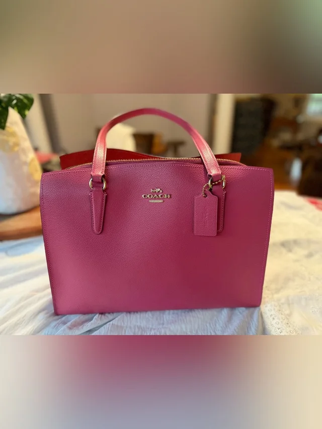 Coach Tatum Carryall C4076 in pink Leather from Poshmark