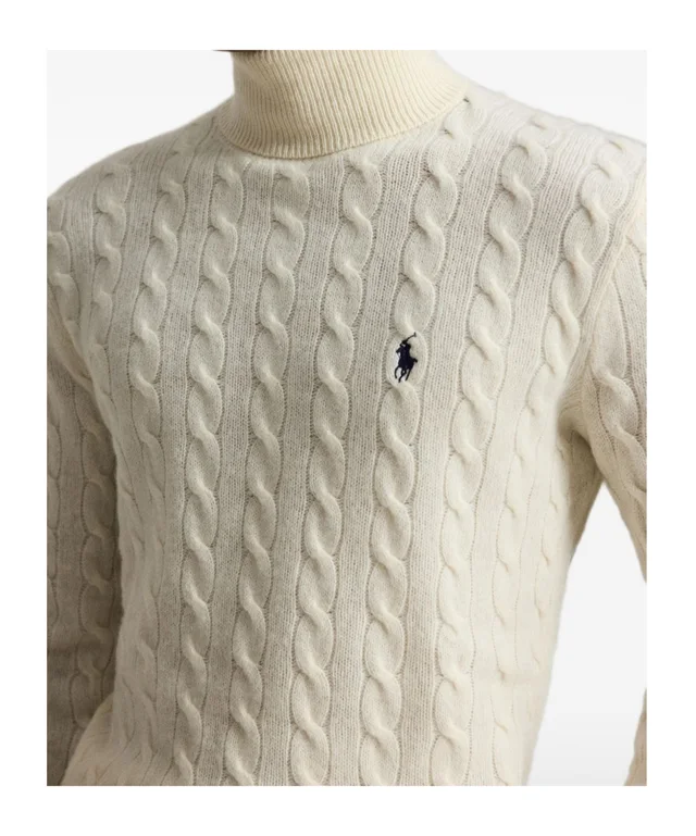 Polo Ralph Lauren cable-knit turtleneck sweater, photo 5 of 5 from SENSER