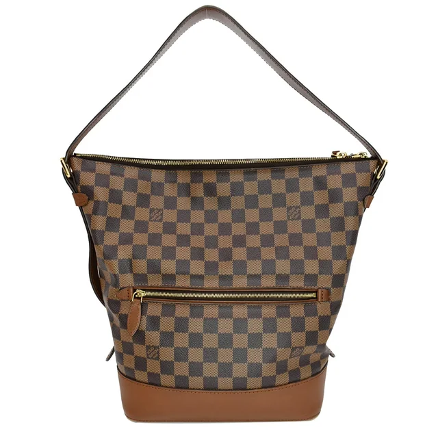 Louis Vuitton Diane Damier Ebene Shoulder Bag Brown in Brown Canvas from Dallas Designer Handbags