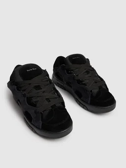 Santha Low-top Sneakers with side inserts in 0% Nylon, 0% Pig, photo 3 of 5 from LUISAVIAROMA