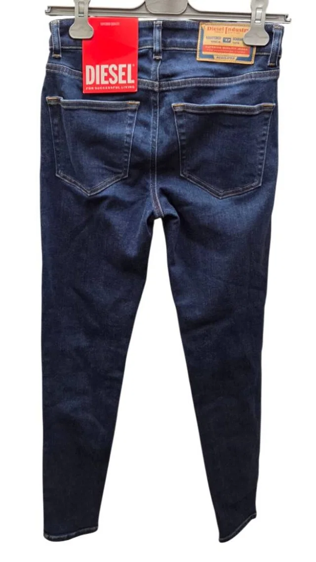Diesel super skinny jeans mid blue Size: 26 in Blue Denim from Oxfam Online Shop