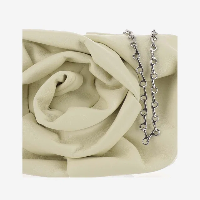 Burberry Rose Clutch — Beige Lambskin in Beige Lambskin from HEWI