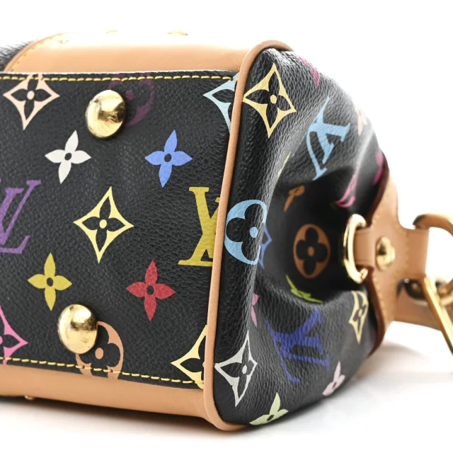 Louis Vuitton Monogram Multicolor Beverly MM Black in Black Coated canvas from FASHIONPHILE, photo 9 of 9