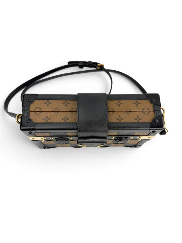 Louis Vuitton Petite Malle Damier Tressage Monogram Canvas and Leather in Coated canvas from Season 2 Consign, photo 6 of 10