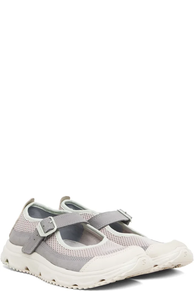 Salomon Gray & Green RX Marie-Jeanne Sneakers, photo 4 of 5 from SSENSE