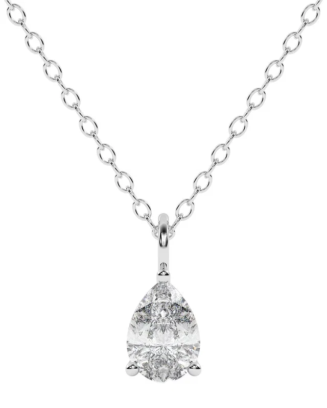 Lab Grown Diamonds 14K 0.50 ct. tw. Lab-Grown Diamond Necklace, image 1 of 1 from Rue La La