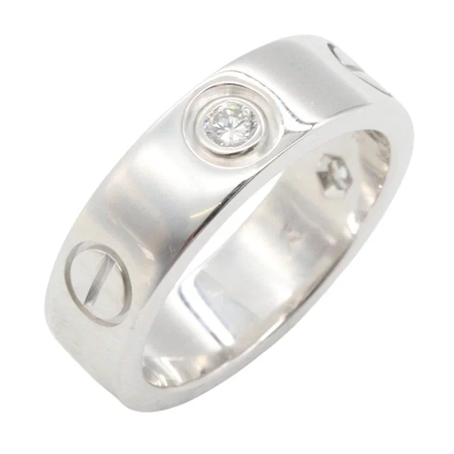 Cartier Love Au750 Diamond Ring Size 9 from LuxUness
