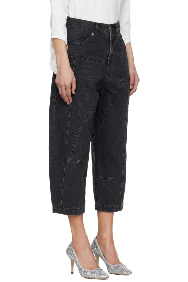 UNDERCOVER Black UP1F1503-2 Jeans, photo 2 of 4 from SSENSE