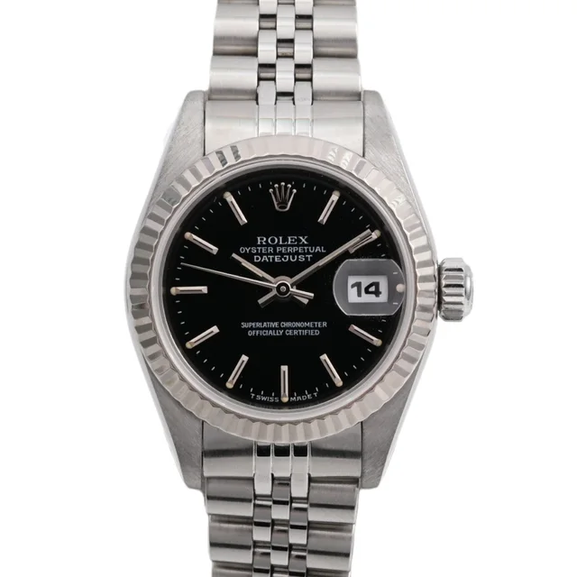 Rolex Circa 1997 Datejust 26mm 69174 Automatic Black in Black from VINTAGE QOO TOKYO