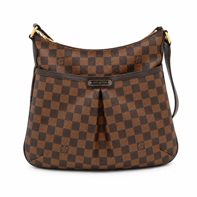 Louis Vuitton Damier Ebene Bloomsbury Shoulder Bag in Brown Coated canvas from Clotheshorse Anonymous