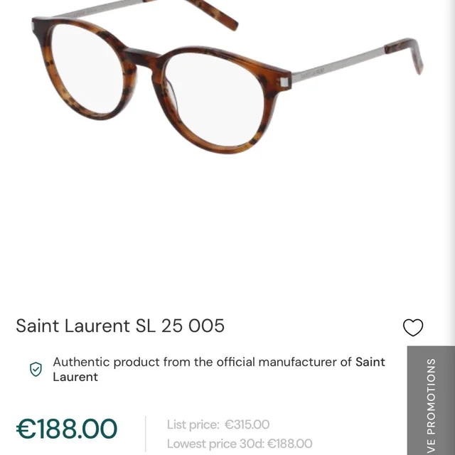 Saint Laurent Women's Sunglasses - Brown in red|brown from Depop, photo 4 of 8