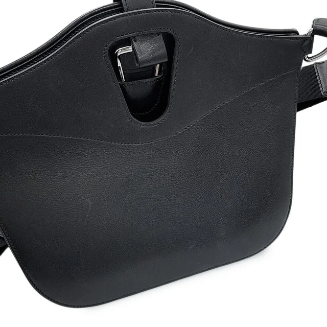 Hermès Messenger Attrage Black Evergrain Canvas in Black Canvas from GALLERY RARE, photo 6 of 16