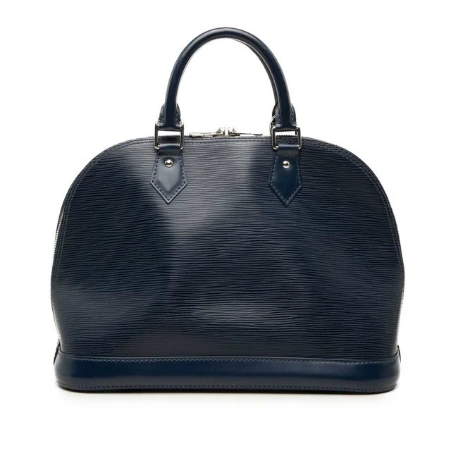 Blue Louis Vuitton Epi Alma PM Handbag in Blue Leather from Designer Revival, photo 1 of 1