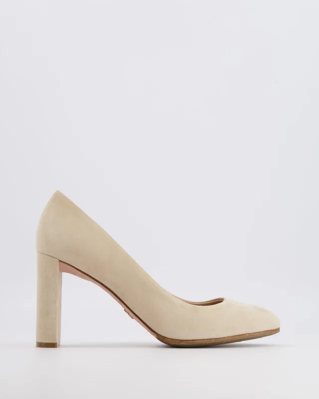 Dior Beige Suede Heeled Pumps Size EU 41.5 in Beige Suede from Sellier