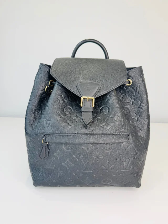 Louis Vuitton Montsouris Empreinte Leather Backpack PM in Leather from Edit Second Hand