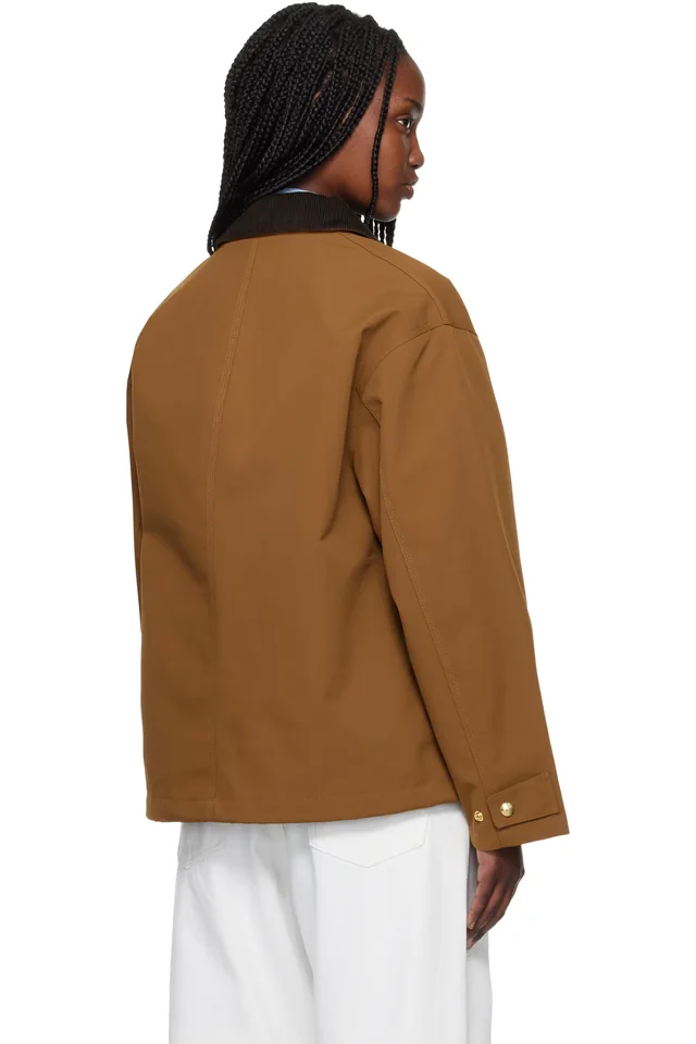 Carhartt Work In Progress Brown Clark Jacket, photo 3 of 4 from SSENSE