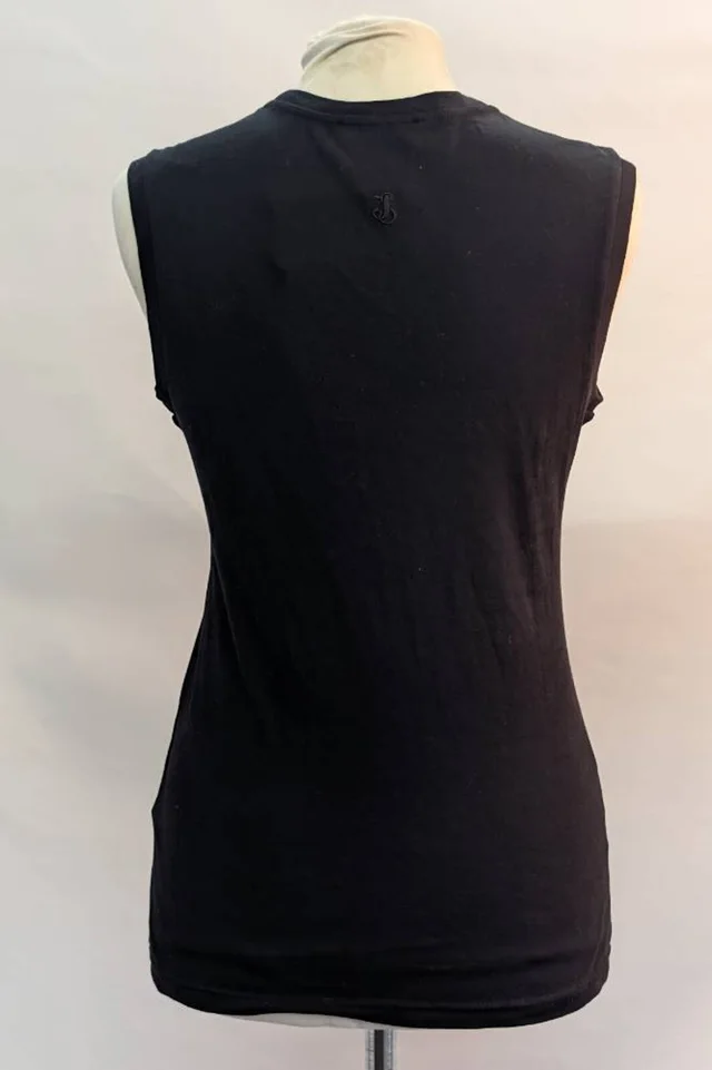 Jil Sander Minimalist Sleeveless Top Black Size: XS in Black Cotton from Oxfam Online Shop, photo 2 of 2