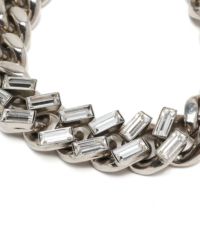 Saint Laurent Rhinestone Chain Bracelet from A Retro Tale, photo 3 of 4