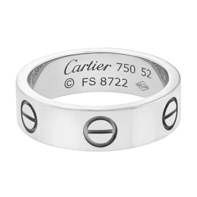 Cartier LOVE ring in White White Gold from Gray And Sons