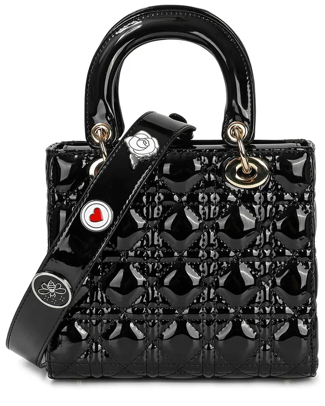 Tiffany & Fred Paris Mini Quilted Patent Satchel, image 1 of 1 from Rue La La