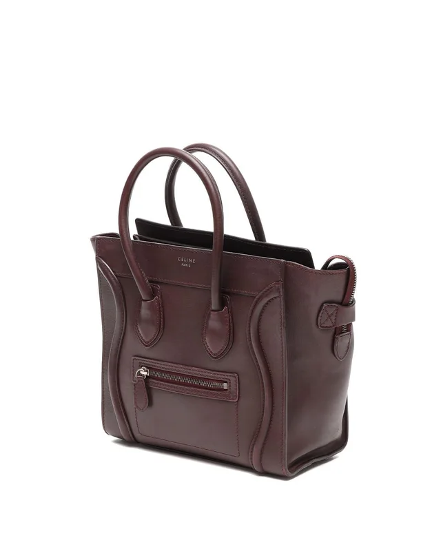 Celine Luggage Micro Bag in Leather from A Retro Tale, photo 3 of 8