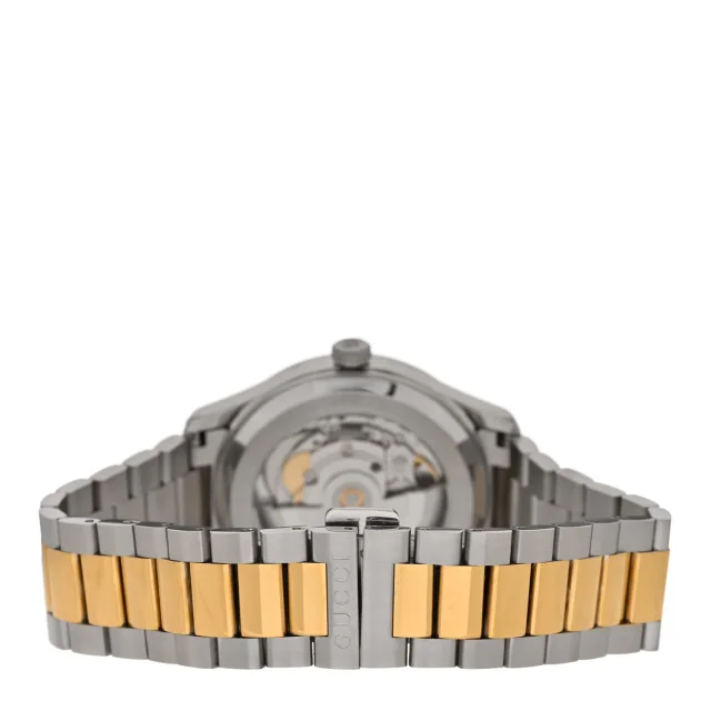 Gucci Stainless Steel Malachite 38mm G-Timeless Two Tone Bee Automatic Watch from FASHIONPHILE, photo 3 of 5