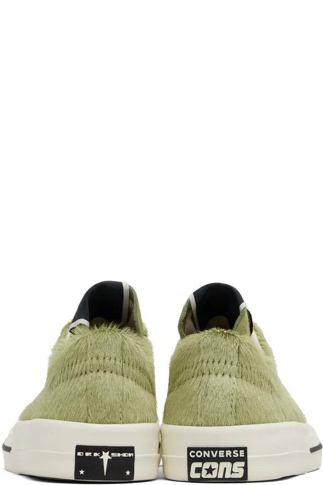 Rick Owens DRKSHDW Yellow Converse Edition Onestr Sneakers, photo 2 of 5 from SSENSE