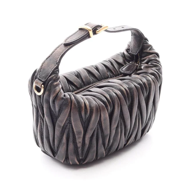 Miu Miu Matelassé leather 2way handbag in Brown Leather from LuxUness, photo 2 of 5
