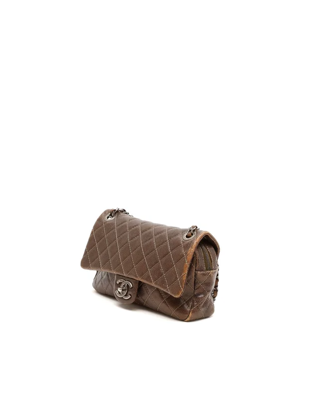 Chanel Medium Shiva Caviar Single Flap Bag in Caviar leather from A Retro Tale, photo 2 of 9