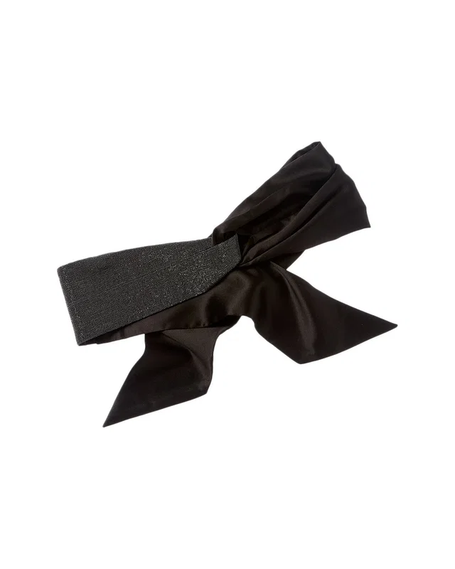 Brunello Cucinelli Monili Bead Silk Head Scarf, image 1 of 1 from Gilt