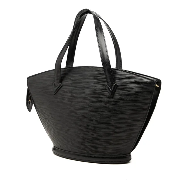 Black Louis Vuitton Epi Saint Jacques PM Short Strap Handbag in Black Leather from Designer Revival, photo 2 of 2
