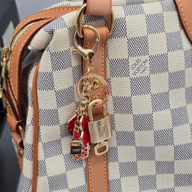 Louis Vuitton Lock & Key With Unbranded Bagcharm, Keychain 121525 in gold from Poshmark