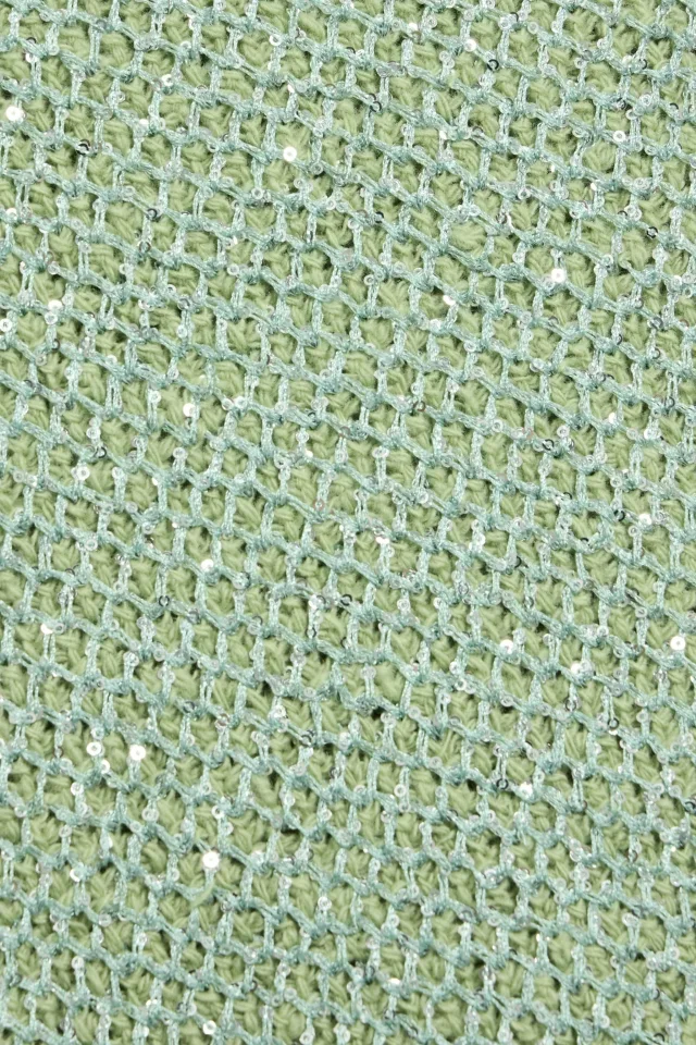 Stella McCartney Sequin-Embellished Wool-Blend Mini Dress in Green, photo 4 of 4 from THE OUTNET