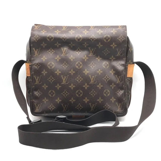 Louis Vuitton Monogram Naviglio Shoulder Bag in Leather from The Reluxe